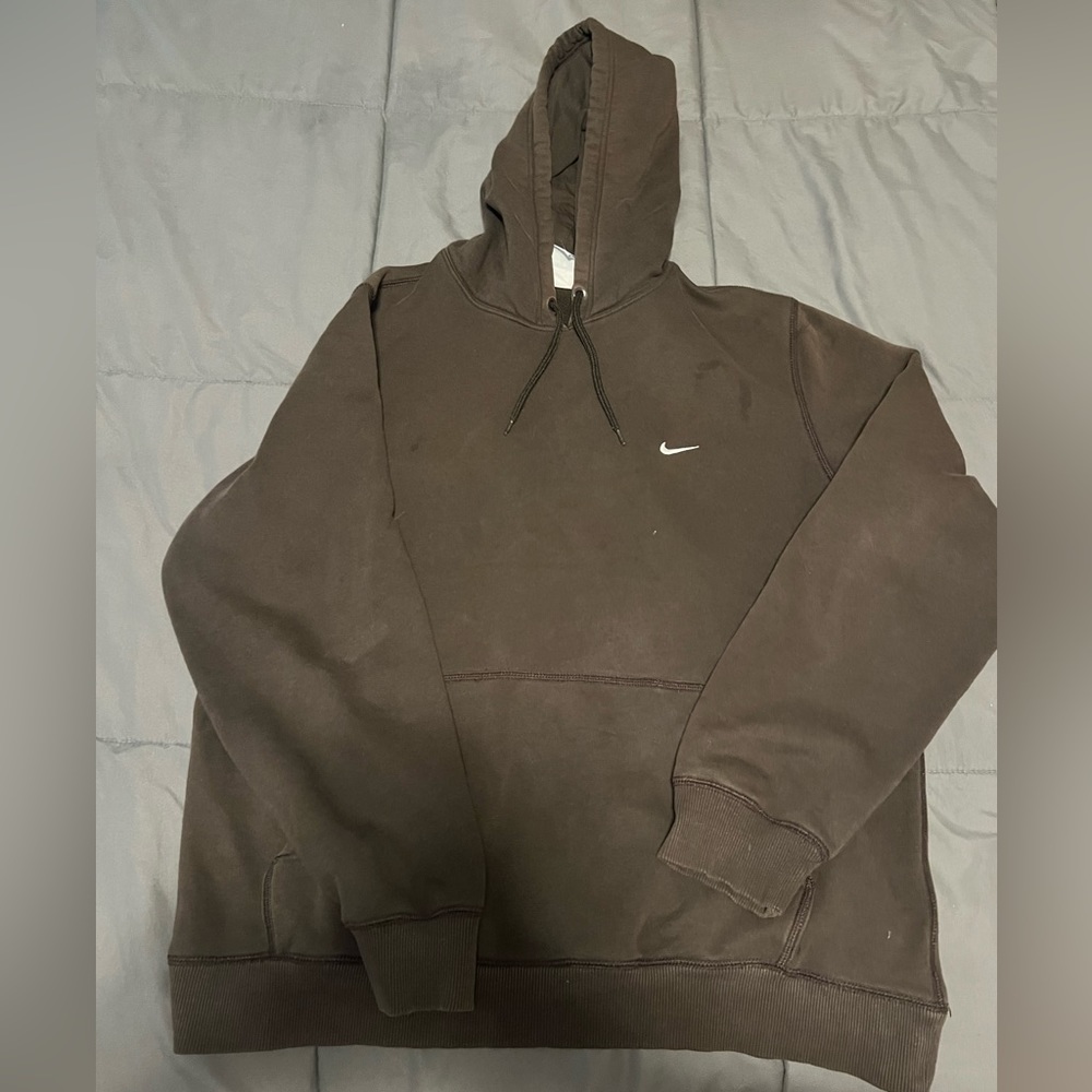 BROWN NIKE HOODIE SIZE XL